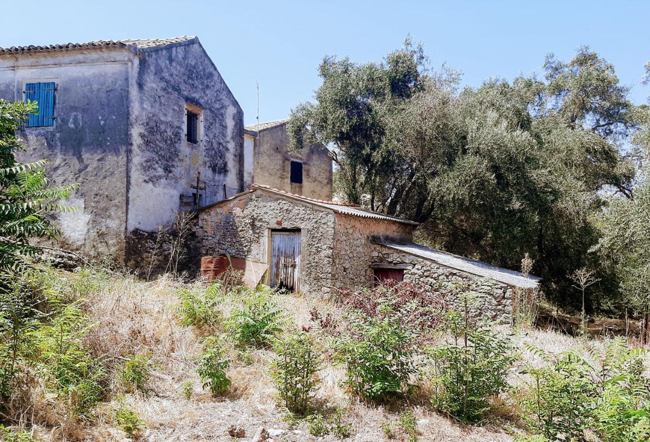Villa Aspros - Traditionell, Ruhig Und Strandnah Liapades Bagian luar foto